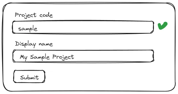 Feature sketch example
